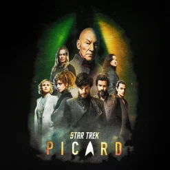 Star Trek - Picard Characters T-shirt zwart