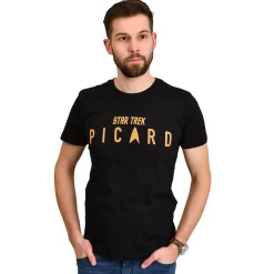 Star Trek - Picard Logo T-Shirt Zwart