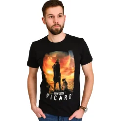 Star Trek - Picard Poster T-Shirt zwart