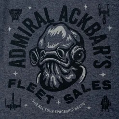 Star Wars - Admiral Ackbar's Fleet Sales T-Shirt blauw