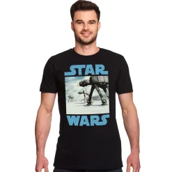 Star Wars - AT-AT op Hoth T-shirt zwart