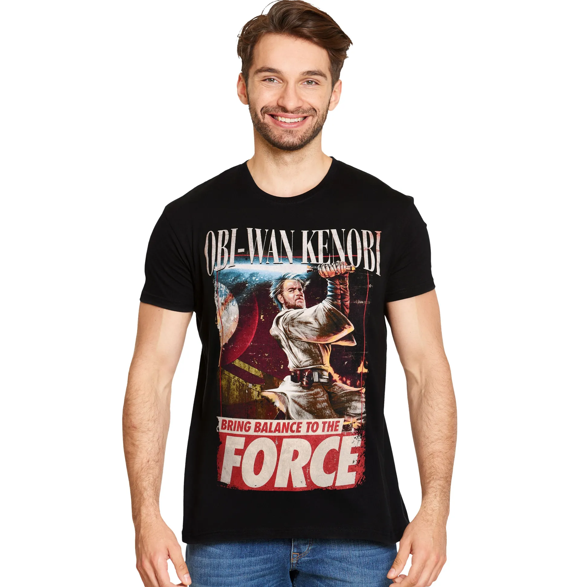 Star Wars - Breng evenwicht in de kracht T-shirt zwart