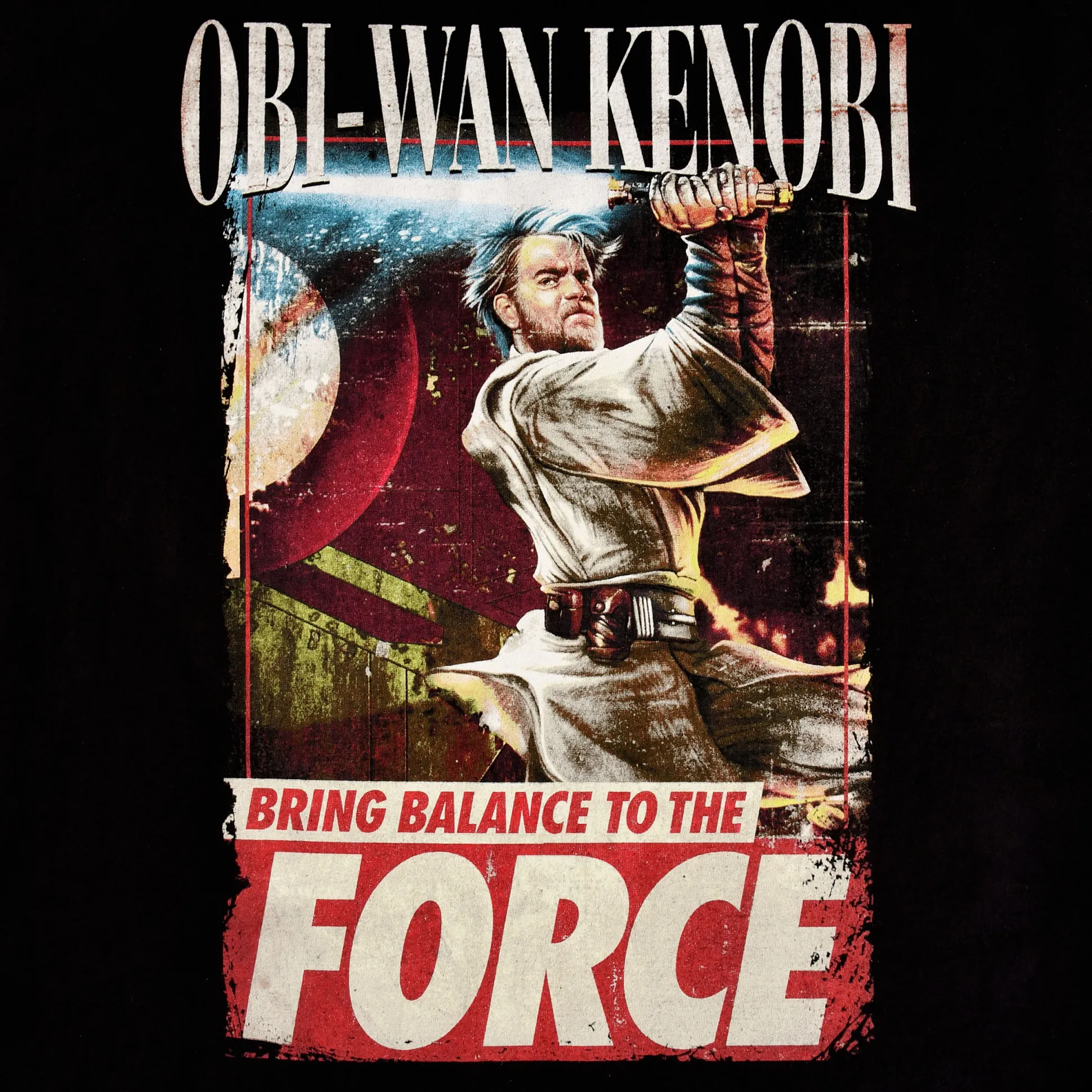 Star Wars - Breng evenwicht in de kracht T-shirt zwart