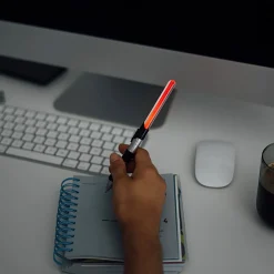 Star Wars - Darth Vader en Luke Skywalker lichtgevende balpennenset