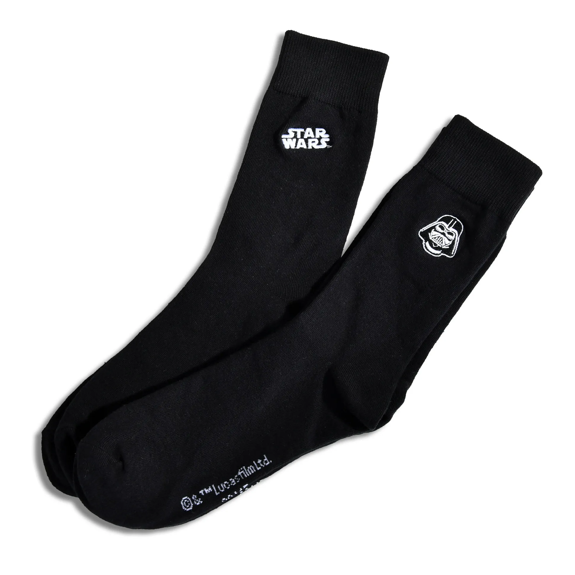 Star Wars - Darth Vader logo sokken 2-pack zwart