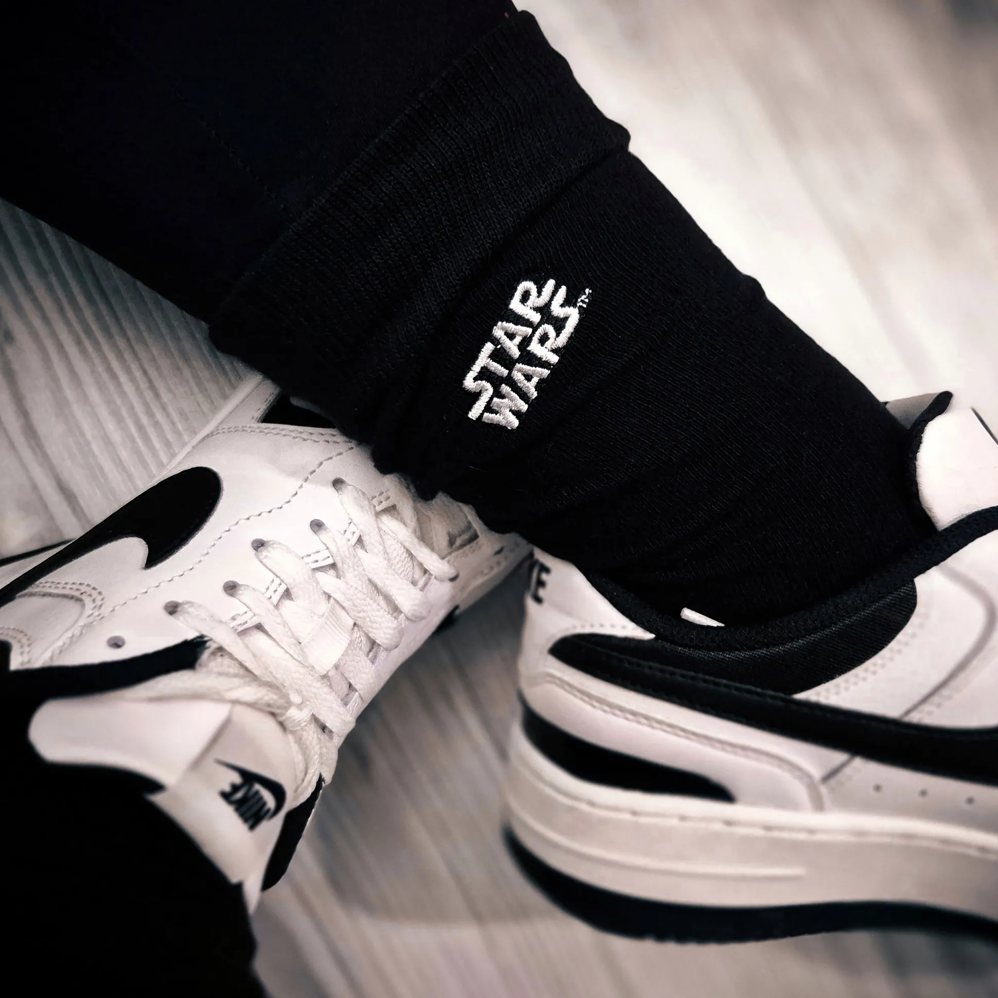 Star Wars - Darth Vader logo sokken 2-pack zwart