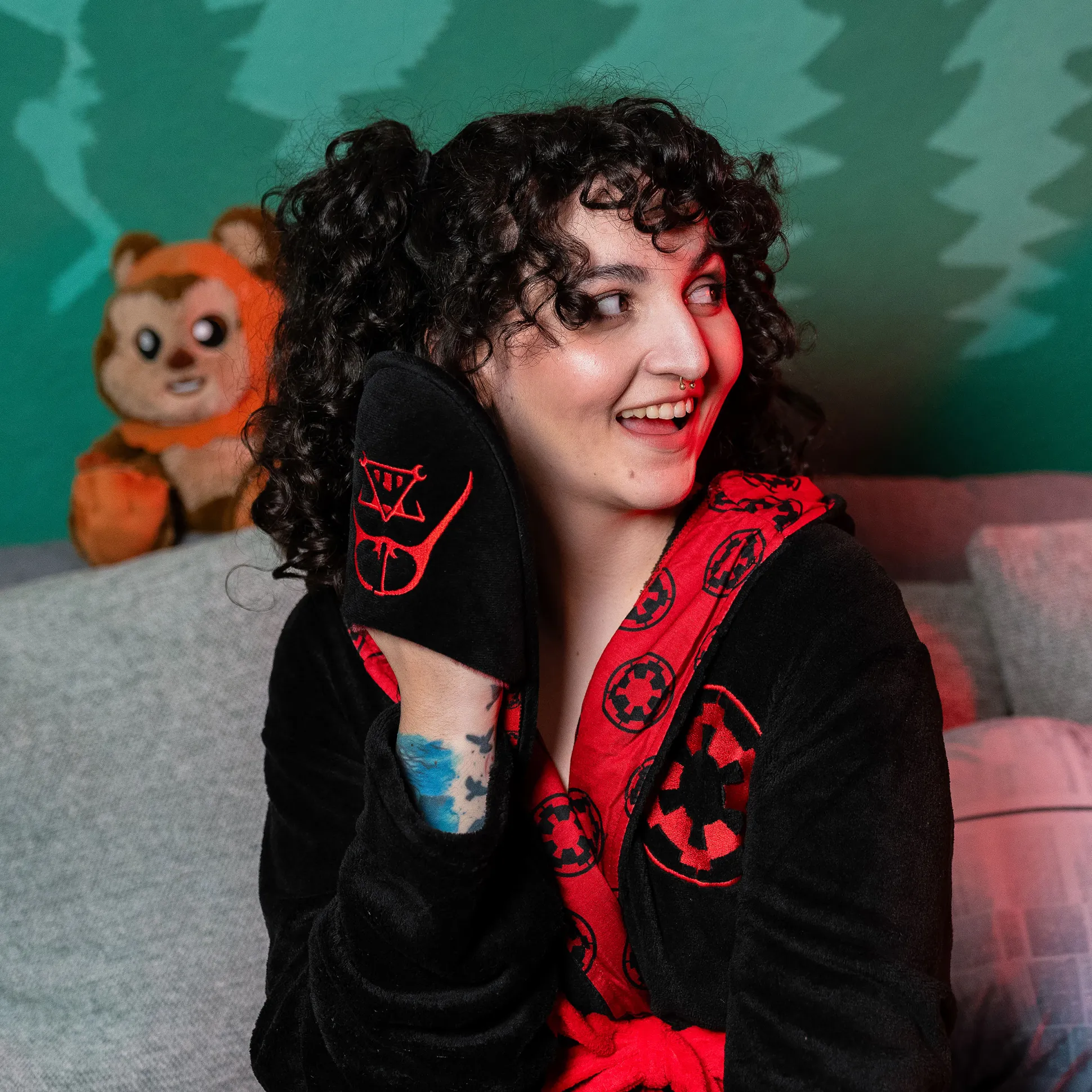 Star Wars - Darth Vader Pantoffels Zwart-Rood