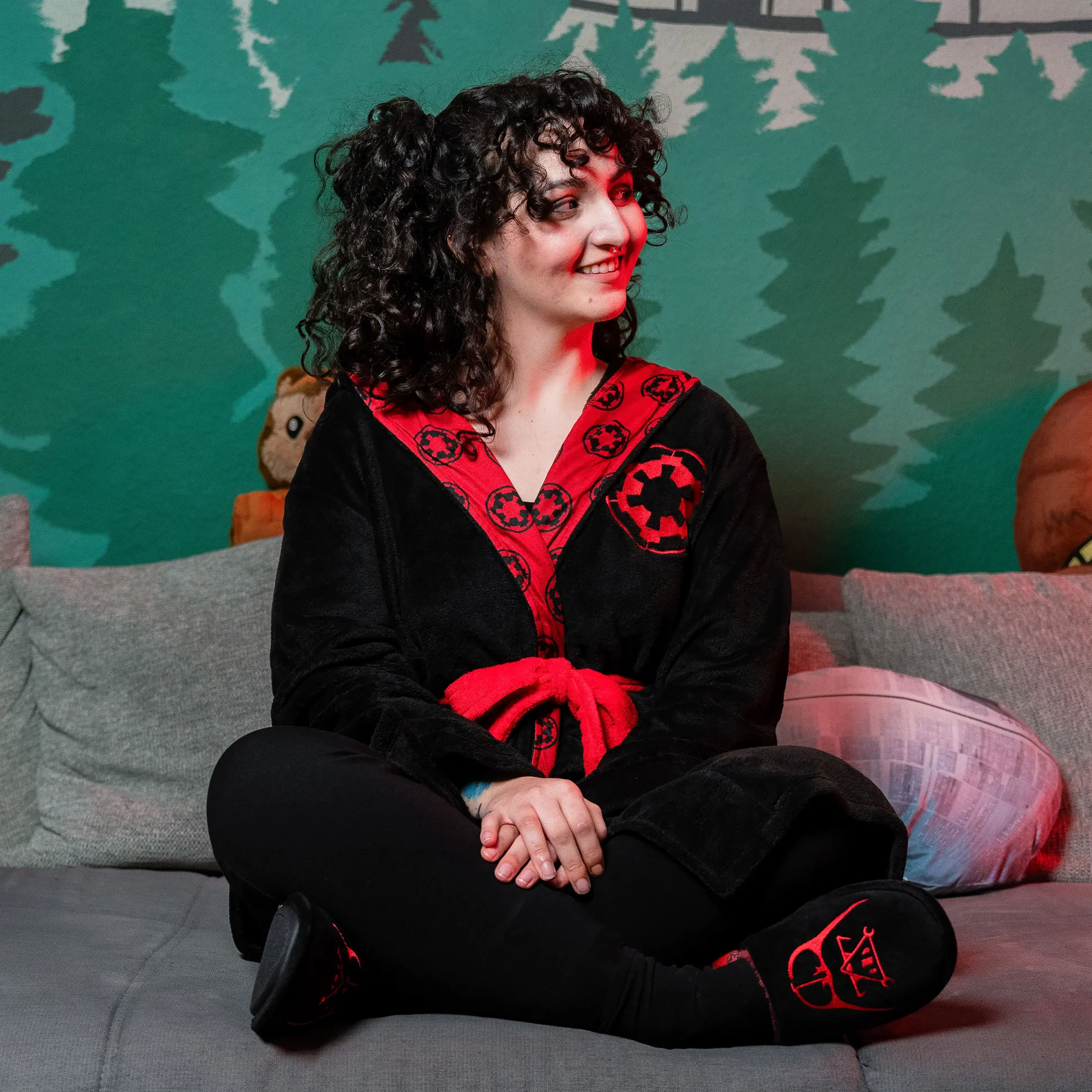 Star Wars - Darth Vader Pantoffels Zwart-Rood