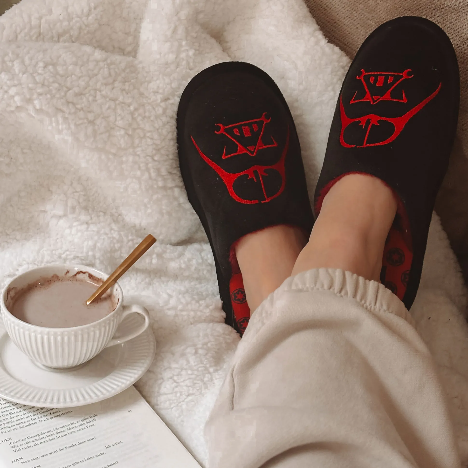 Star Wars - Darth Vader Pantoffels Zwart-Rood