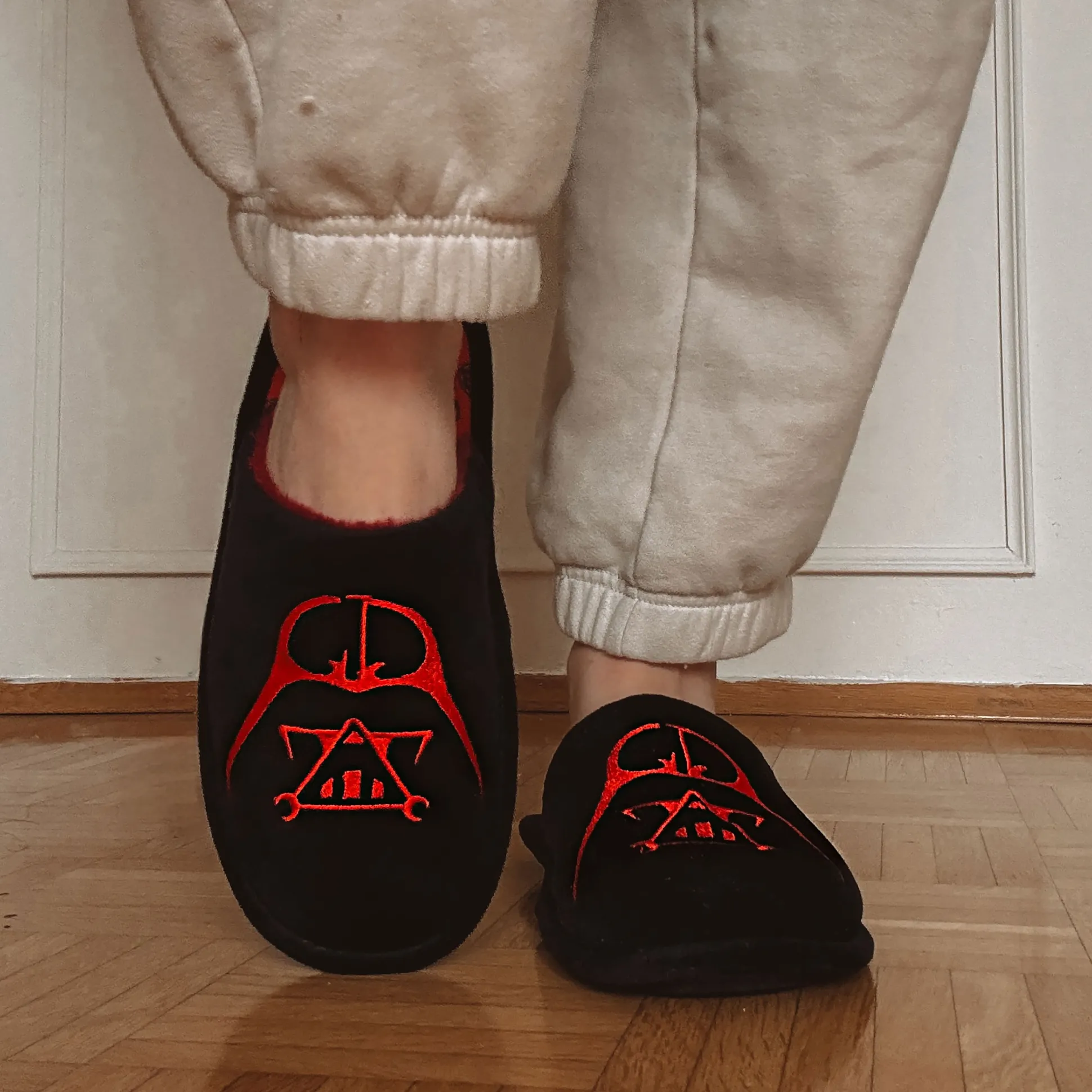 Star Wars - Darth Vader Pantoffels Zwart-Rood