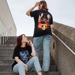 Star Wars - Galaxy Ship Poster T-Shirt zwart