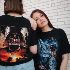 Star Wars - Galaxy Ship Poster T-Shirt zwart