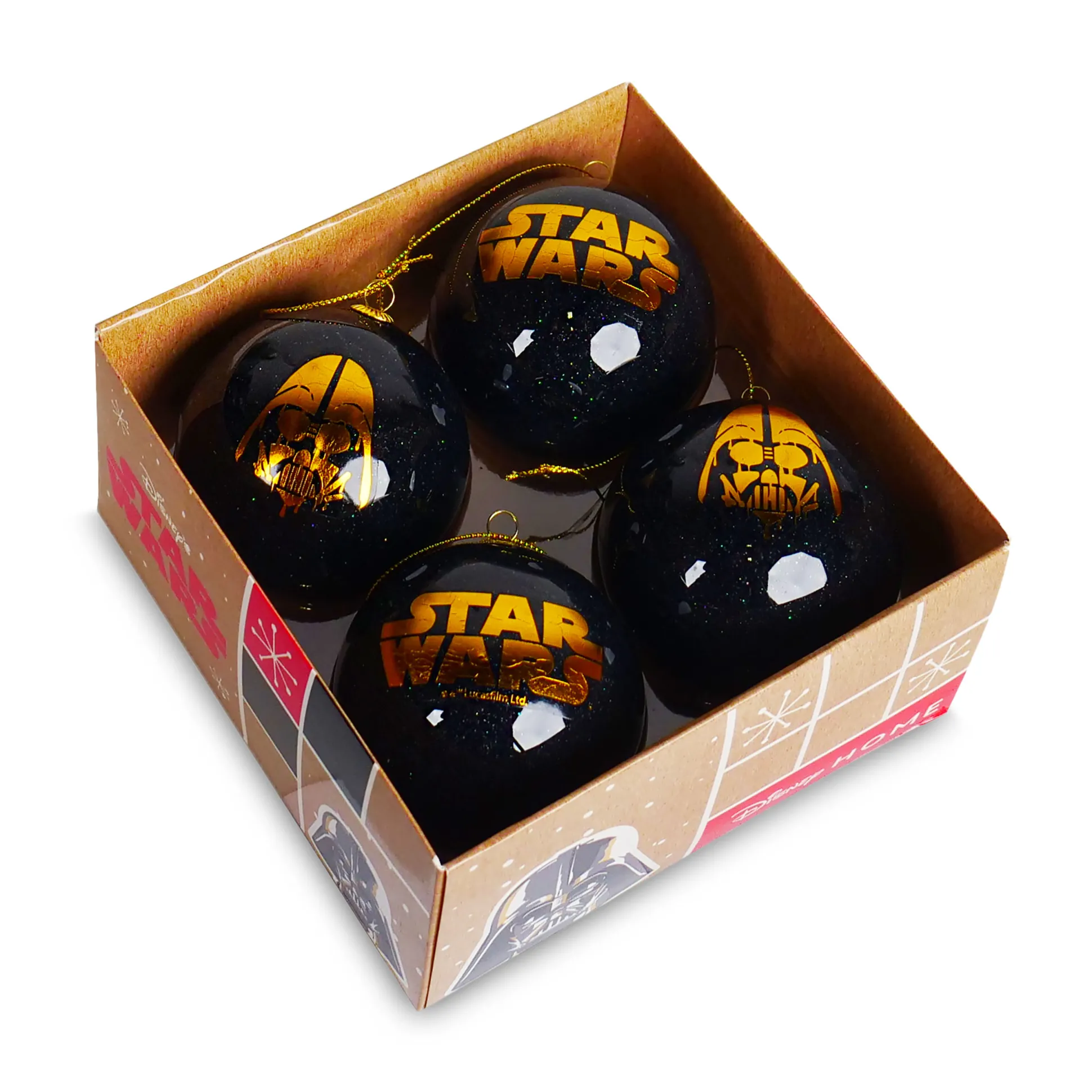 Star Wars - Logo kerstballen set van 4