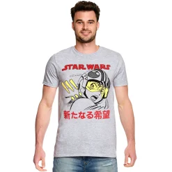 Star Wars - Luke Anime T-shirt grijs