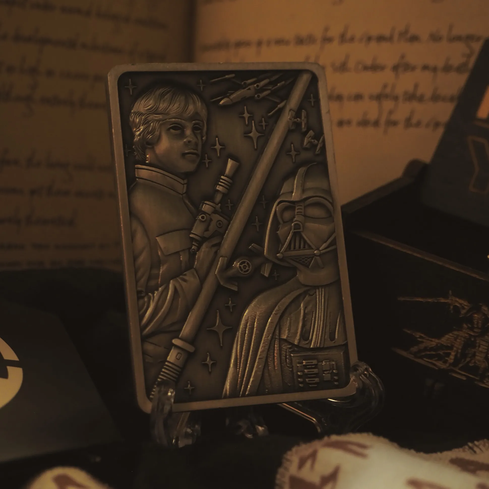 Star Wars - Luke en Darth Vader Metaalstaaf Replica Limited Edition