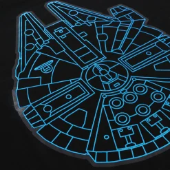 Star Wars - Millennium Falcon T-Shirt zwart