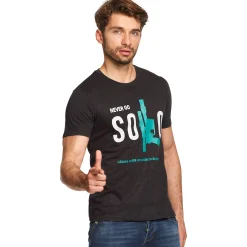 Star Wars - Never Go Solo T-Shirt Grijs