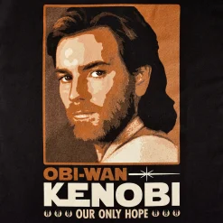 Star Wars - Obi Wan Kenobi Ons enige hoop T-shirt zwart
