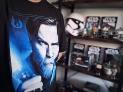 Star Wars - Obi-Wan Kenobi Poster T-shirt Zwart