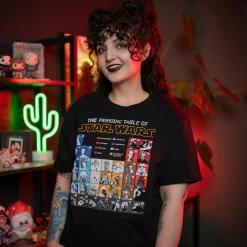 Star Wars - Periodiek systeem T-Shirt zwart