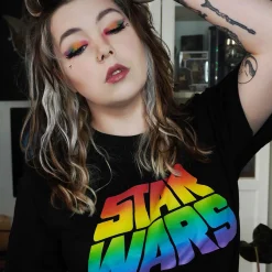 Star Wars - Pride Logo T-Shirt Zwart