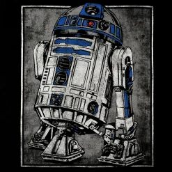 Star Wars - R2D2 Portret T-shirt zwart