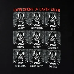 Star Wars - Vader Expressions T-shirt zwart
