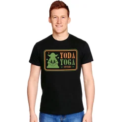 Star Wars - Yoda Yoga Studio T-shirt zwart