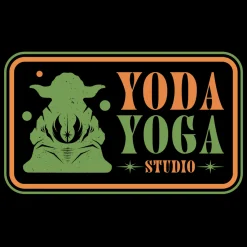 Star Wars - Yoda Yoga Studio T-shirt zwart