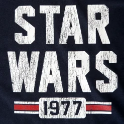 Star Wars van 1977 Distressed T-shirt blauw