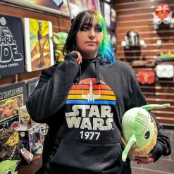 Star Wars van 1977 Retro Hoodie zwart