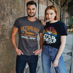 Star Wars van 1977 Retro T-shirt zwart