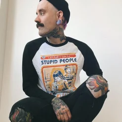 Steven Rhodes - Laten we een geneesmiddel vinden voor domme mensen Longsleeve