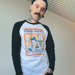 Steven Rhodes - Laten we een geneesmiddel vinden voor domme mensen Longsleeve