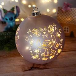Stitch kerstbal met licht - Lilo & Stitch