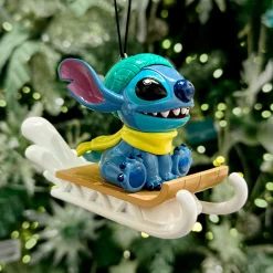 Stitch met Slee Kerstboomversiering - Lilo & Stitch