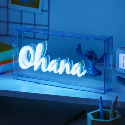 Stitch Ohana Neon Lamp - Lilo & Stitch