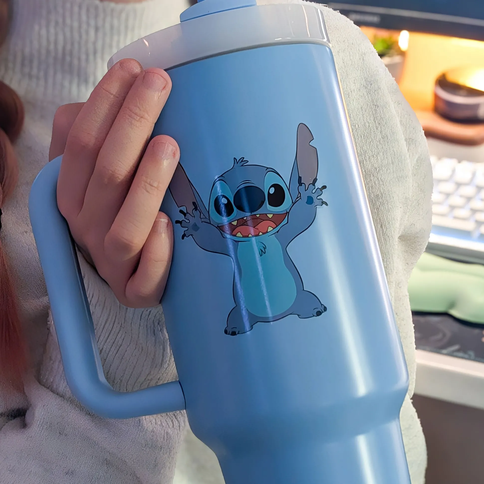 Stitch To Go Beker met rietje - Lilo & Stitch