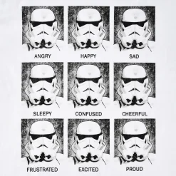 Stormtrooper Multiface T-shirt wit - Star Wars