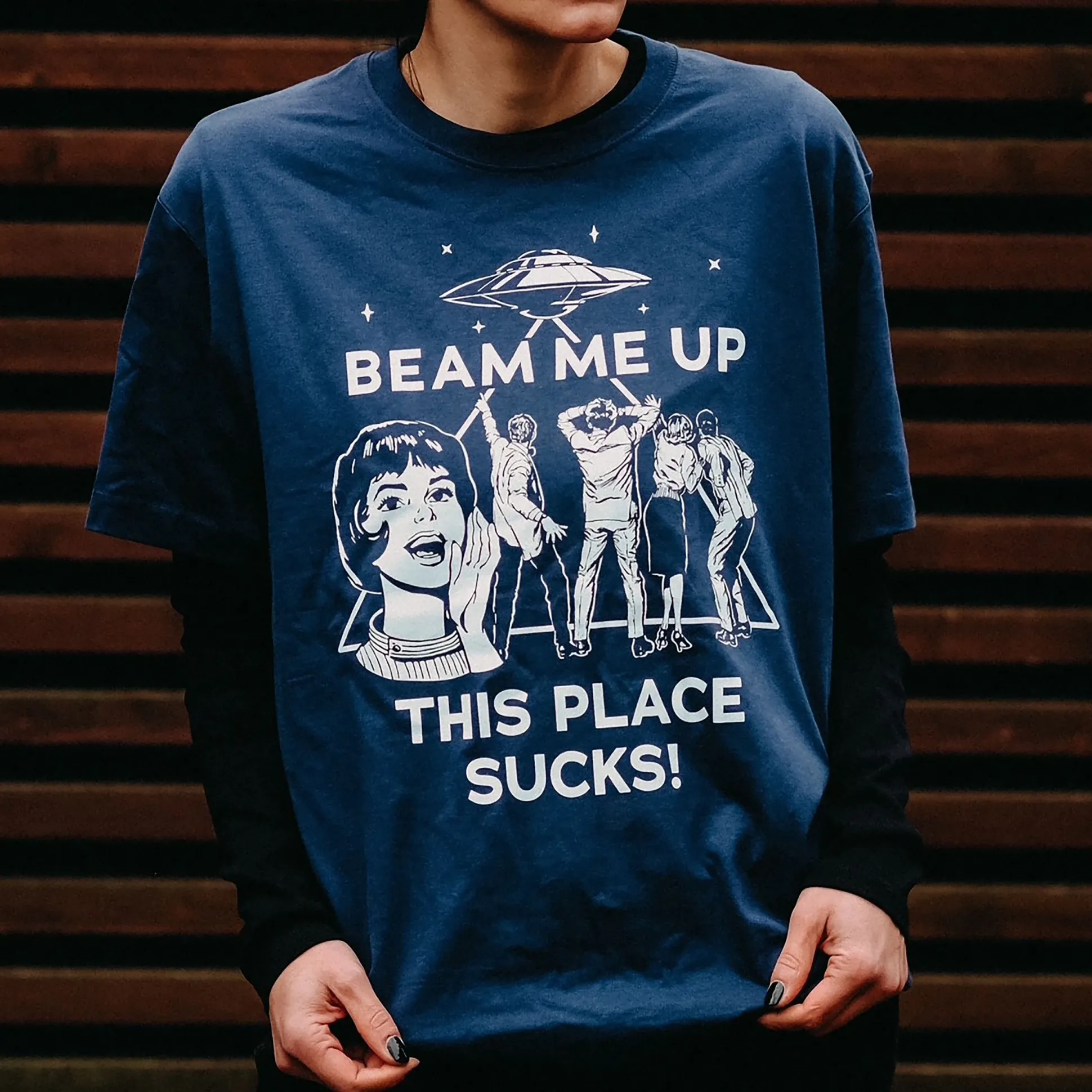 Stranger Things - Beam Me Up T-shirt