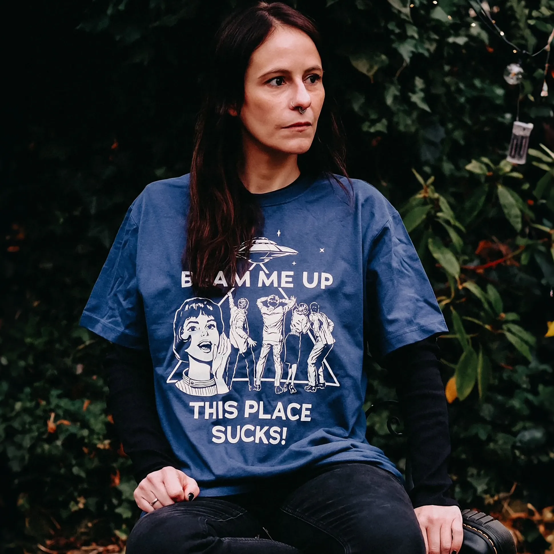 Stranger Things - Beam Me Up T-shirt