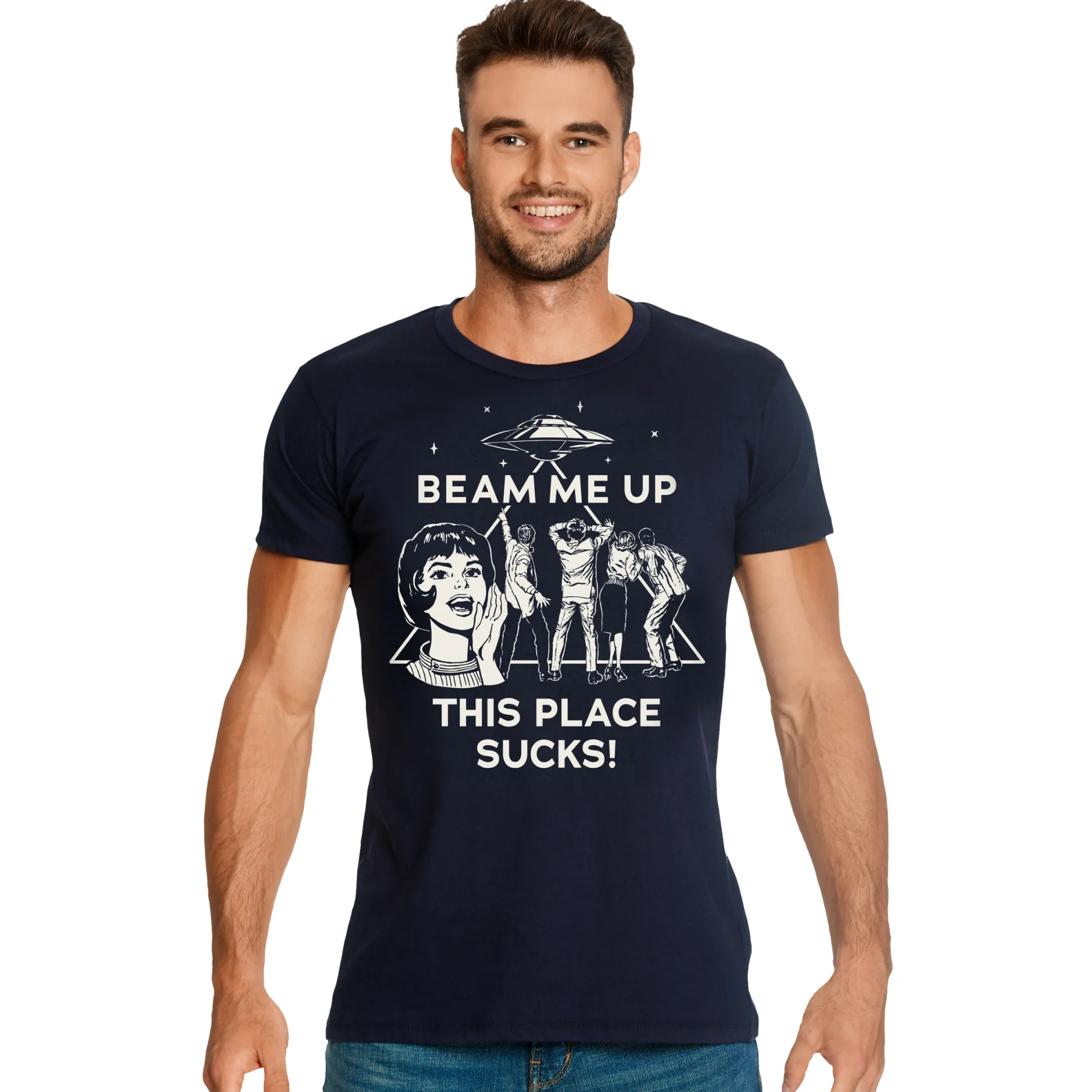 Stranger Things - Beam Me Up T-shirt