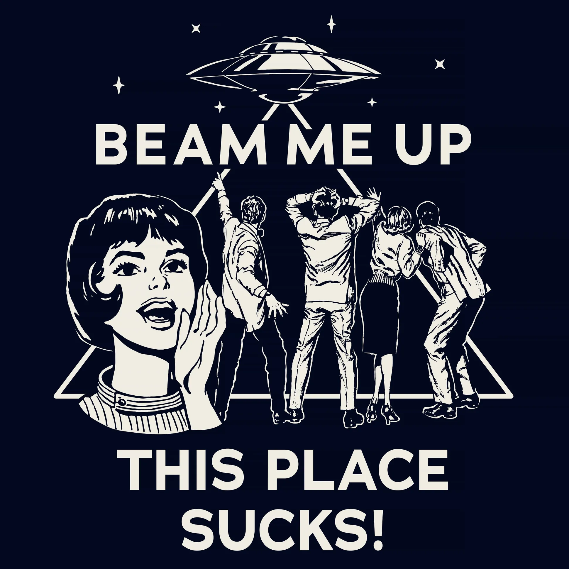 Stranger Things - Beam Me Up T-shirt