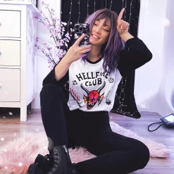 Stranger Things - Hellfire Club Embleem Longsleeve