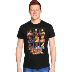Street Fighter - Karakters T-shirt zwart