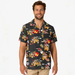 Super Mario - Bowser’s Mayhem overhemd met korte mouwen