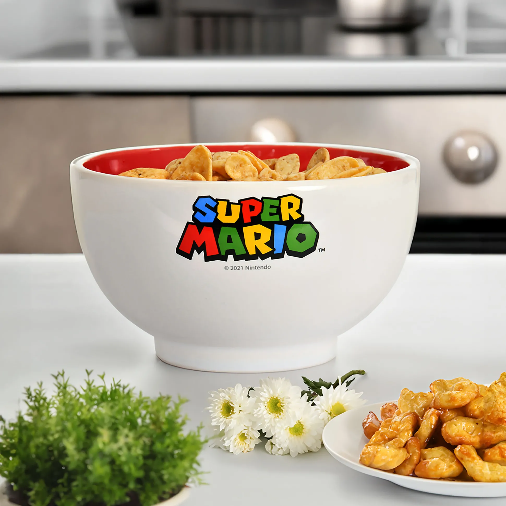 Super Mario - Logo Ontbijtkom