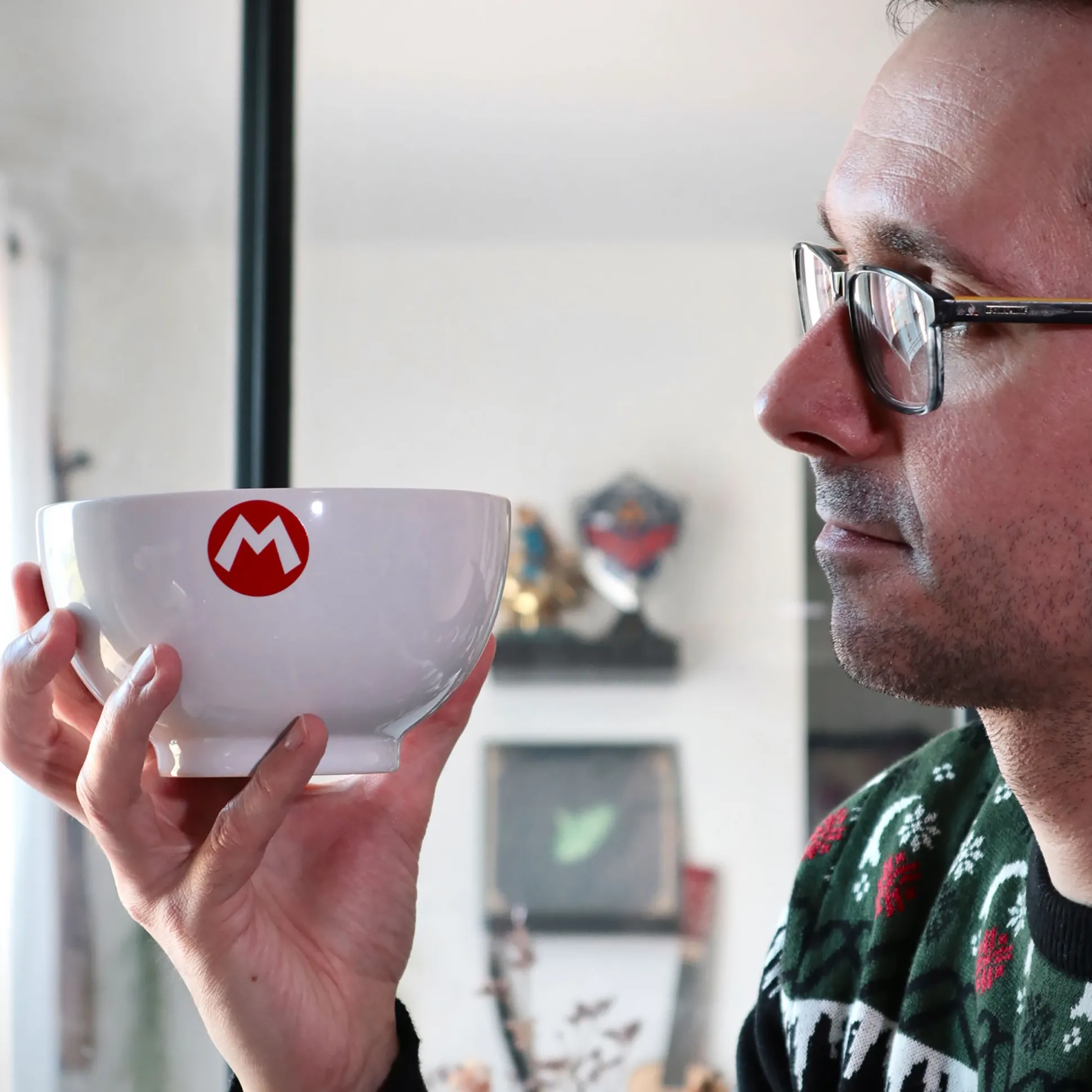 Super Mario - Logo Ontbijtkom