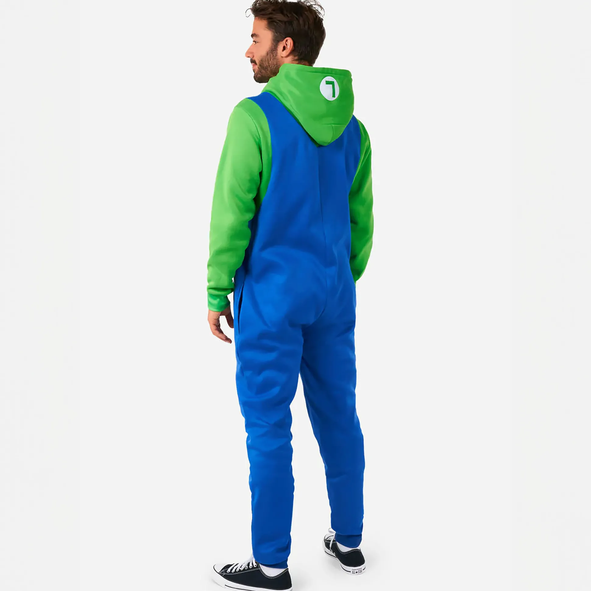Super Mario - Luigi Onesie voor volwassenen