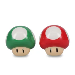 Super Mario - Super Paddestoel en 1 UP Paddestoel Zout & Peperstrooiers